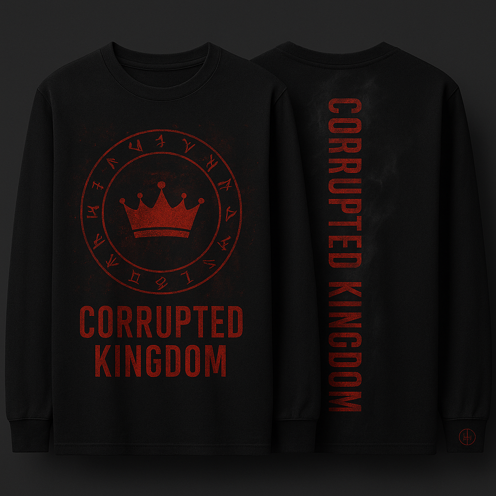CKC Script – Long Sleeve (Black/Red)